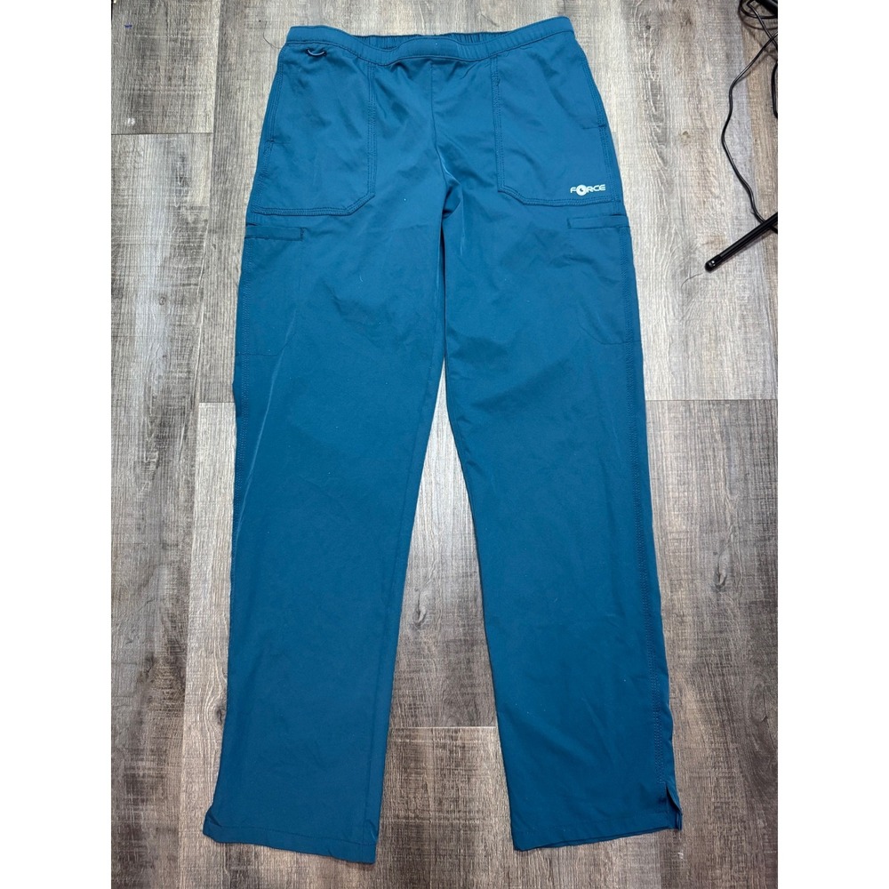 Carhartt Force Liberty Scrub Pants Teal Blue Cargo Medical Workwear C52106 M